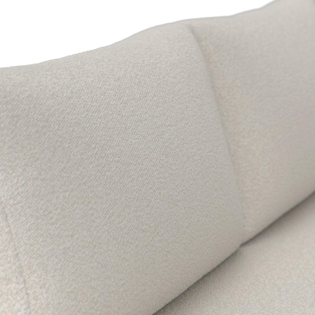 TERASOVÁ SEDACÍ SOUPRAVA CHARLOTTA - černá/krémová, Moderní, kov/textil (242,5/78/75,5cm) - Bessagi Garden