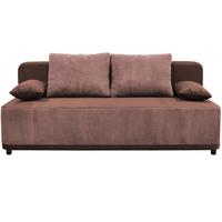 Schlafsofa Stella Koralle B: 197 cm - Koralle/Schwarz, Design, Textil (197/90/83cm) - MID.YOU