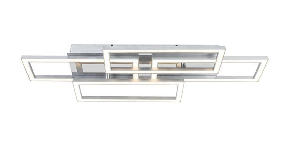LED-Deckenleuchte Niya - Chromfarben/Silberfarben, MODERN, Kunststoff/Metall (72/28,4/8cm) - Luca Bessoni