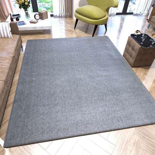 Hochflor Teppich Grau Sienna 80x150 Cm - Grau, MODERN, Textil (80/150cm)