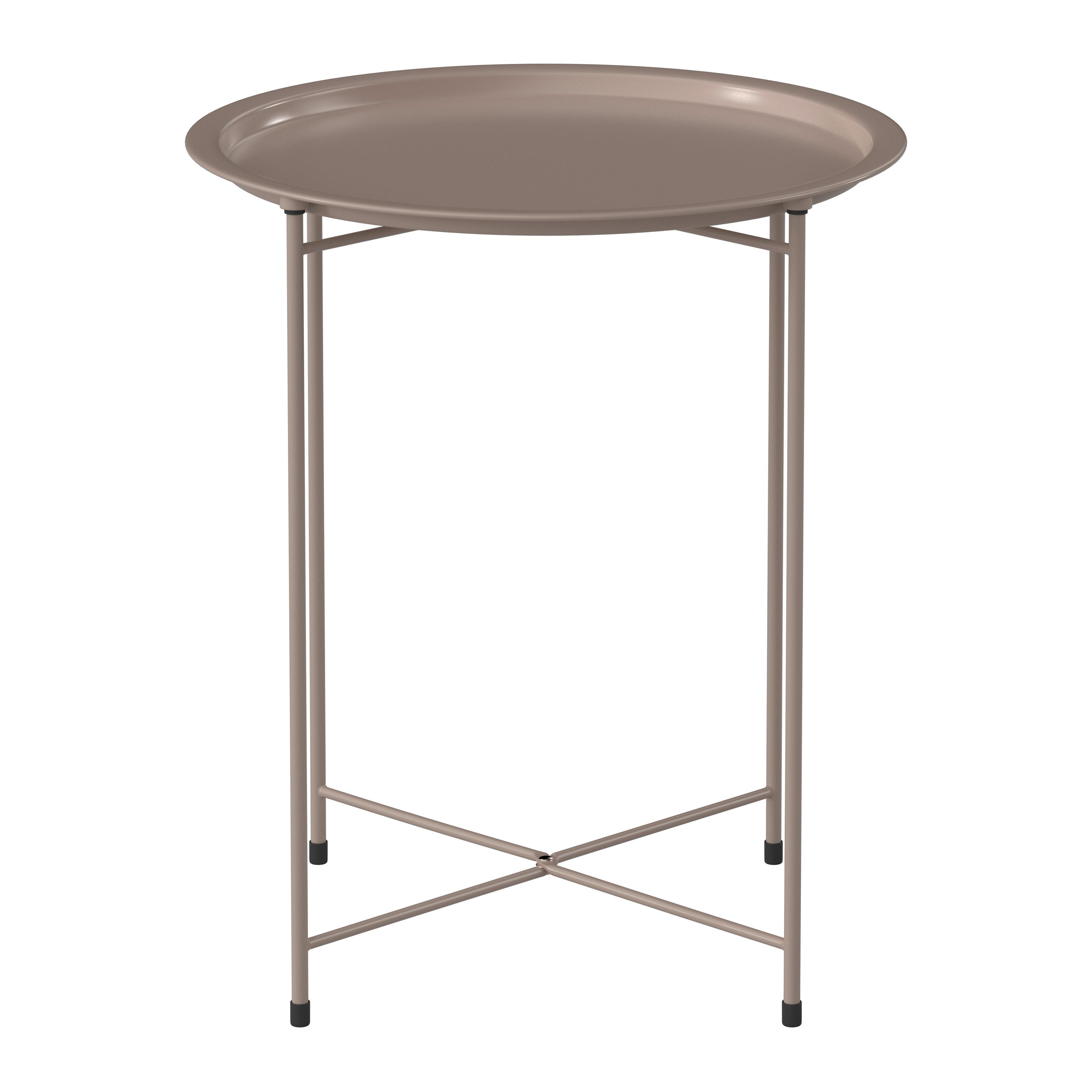 Gartenbeistelltisch Stella - Grau, MODERN, Metall (46/52/46cm) - Luca Bessoni