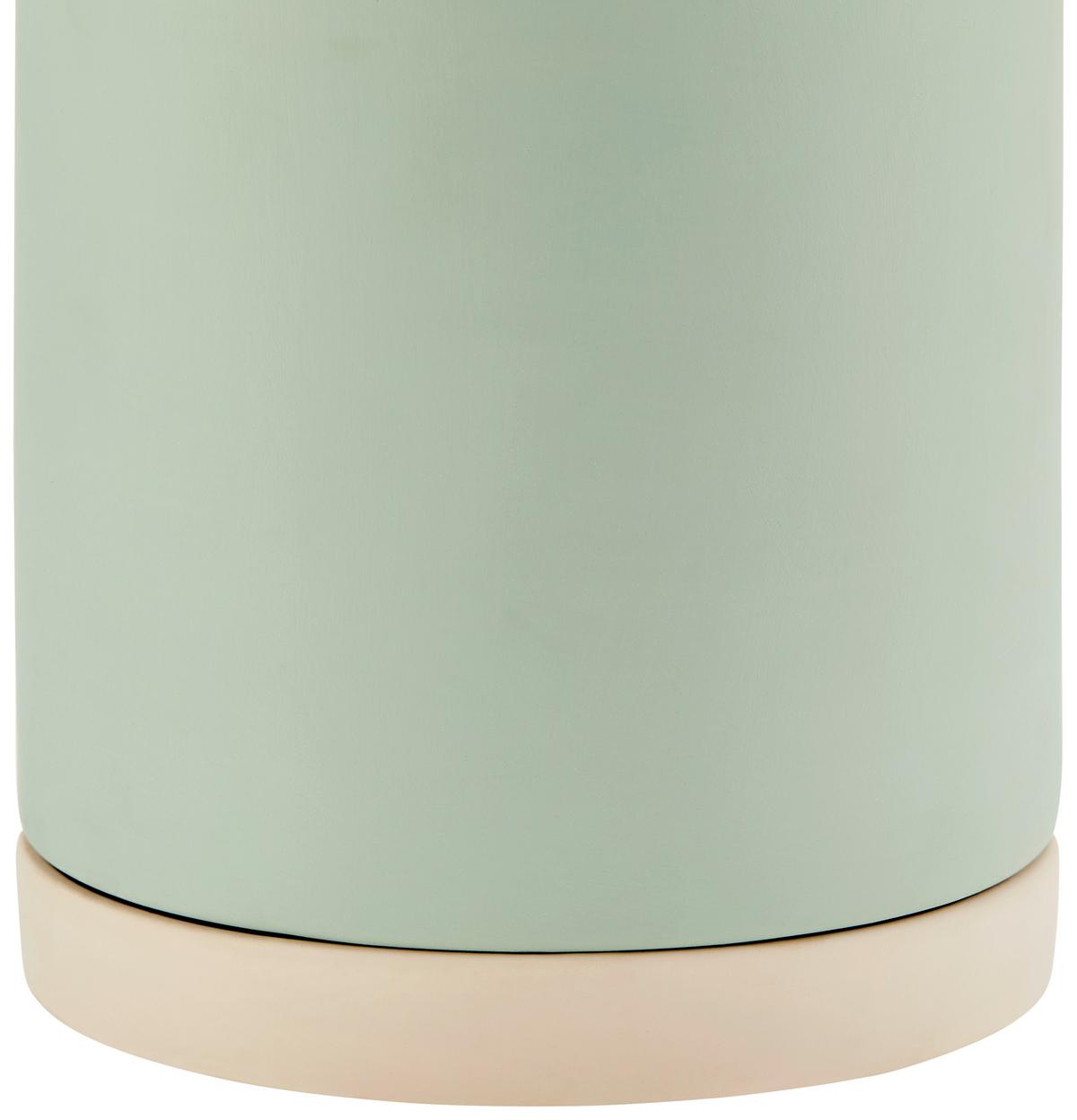 Übertopf Heriberto Keramik Mint Ø 16 Cm - Mintgrün, MODERN, Keramik (16/20cm) - Luca Bessoni