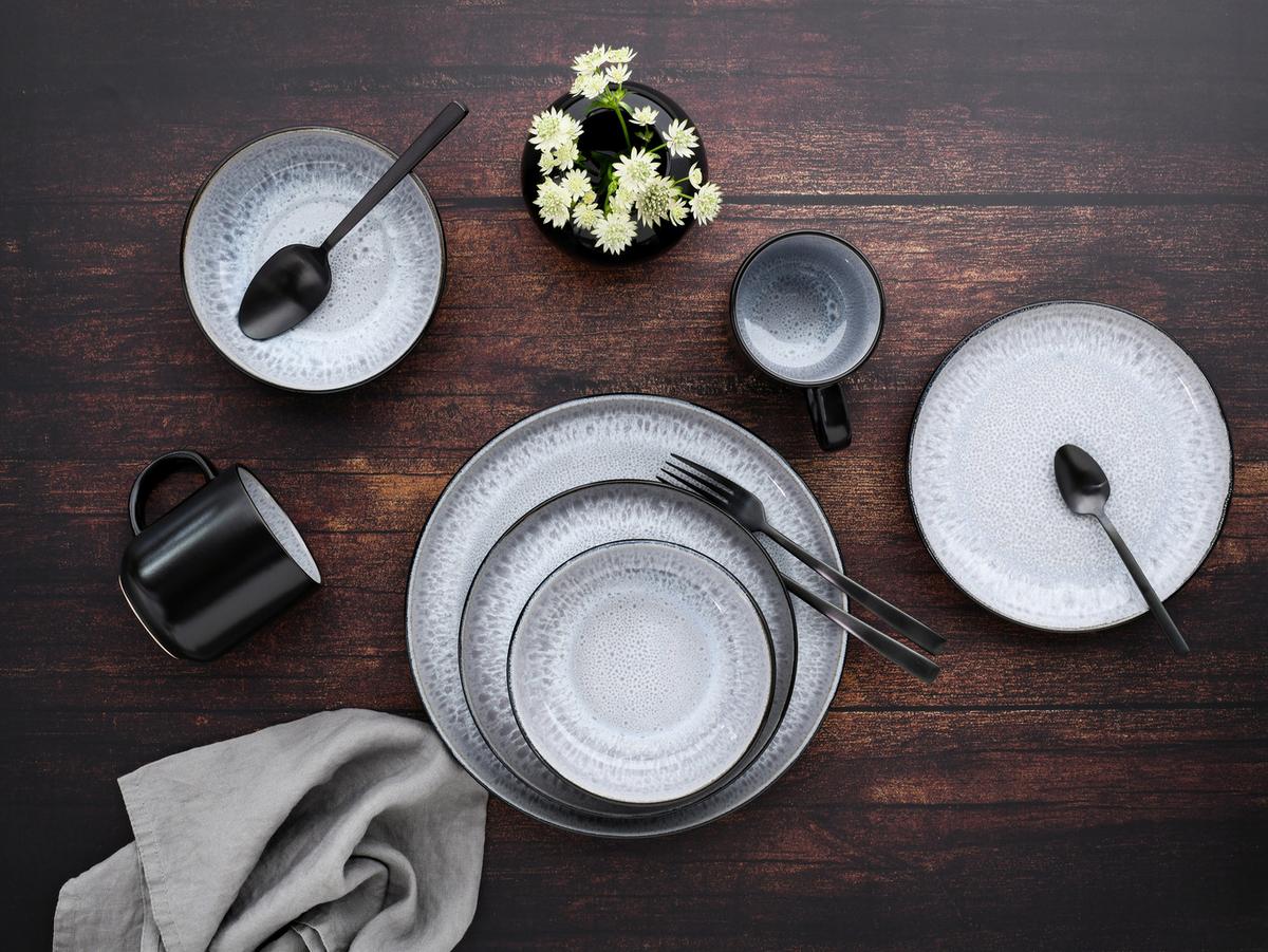 Kombiservice 21518 Nordic Fjord Frost - Hellgrau, Trend, Keramik - Creatable