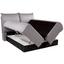 Postel Boxspring Roma - šedá, Konvenční, textil (180/200cm)