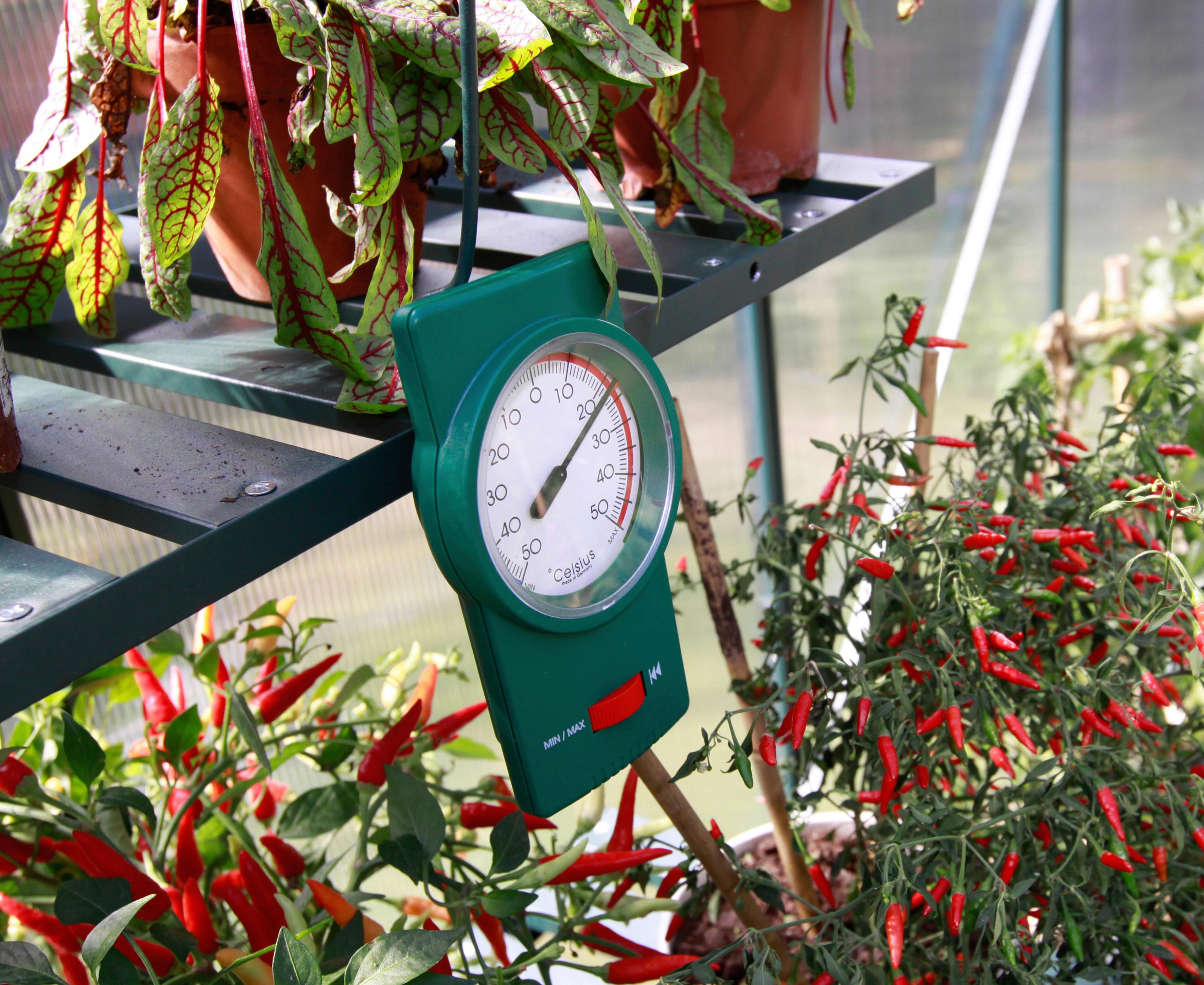 Thermometer Min-Max Smaragd - Grün, Basics, Kunststoff (4/2/8cm)