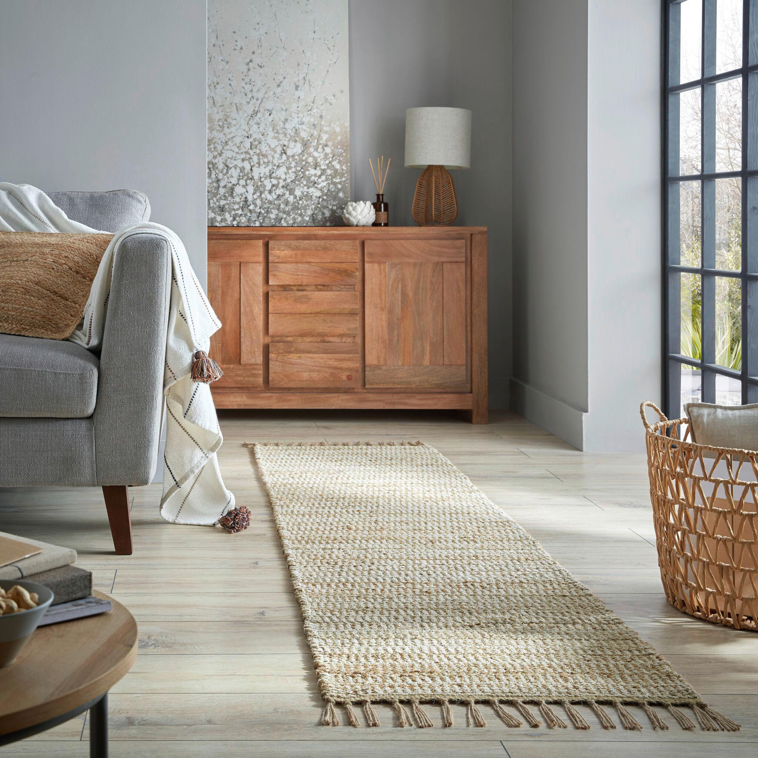 Läufer Levi - Naturfarben, KONVENTIONELL, Textil (60/230cm)