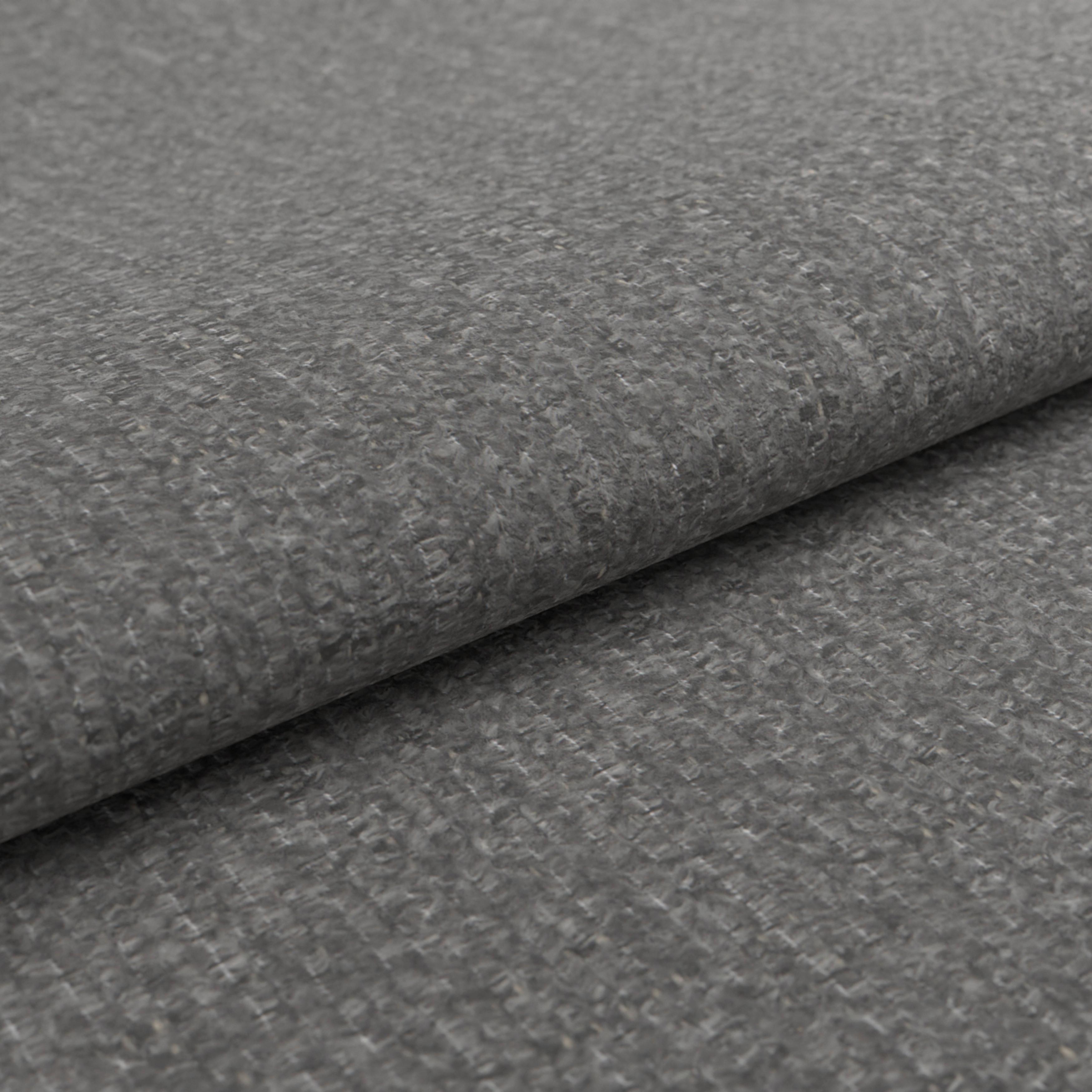 Eckbank Anthrazit/metallbeine Terri 150x190 Cm - Anthrazit/Schwarz, MODERN, Textil/Metall (150/190cm) - MID.YOU