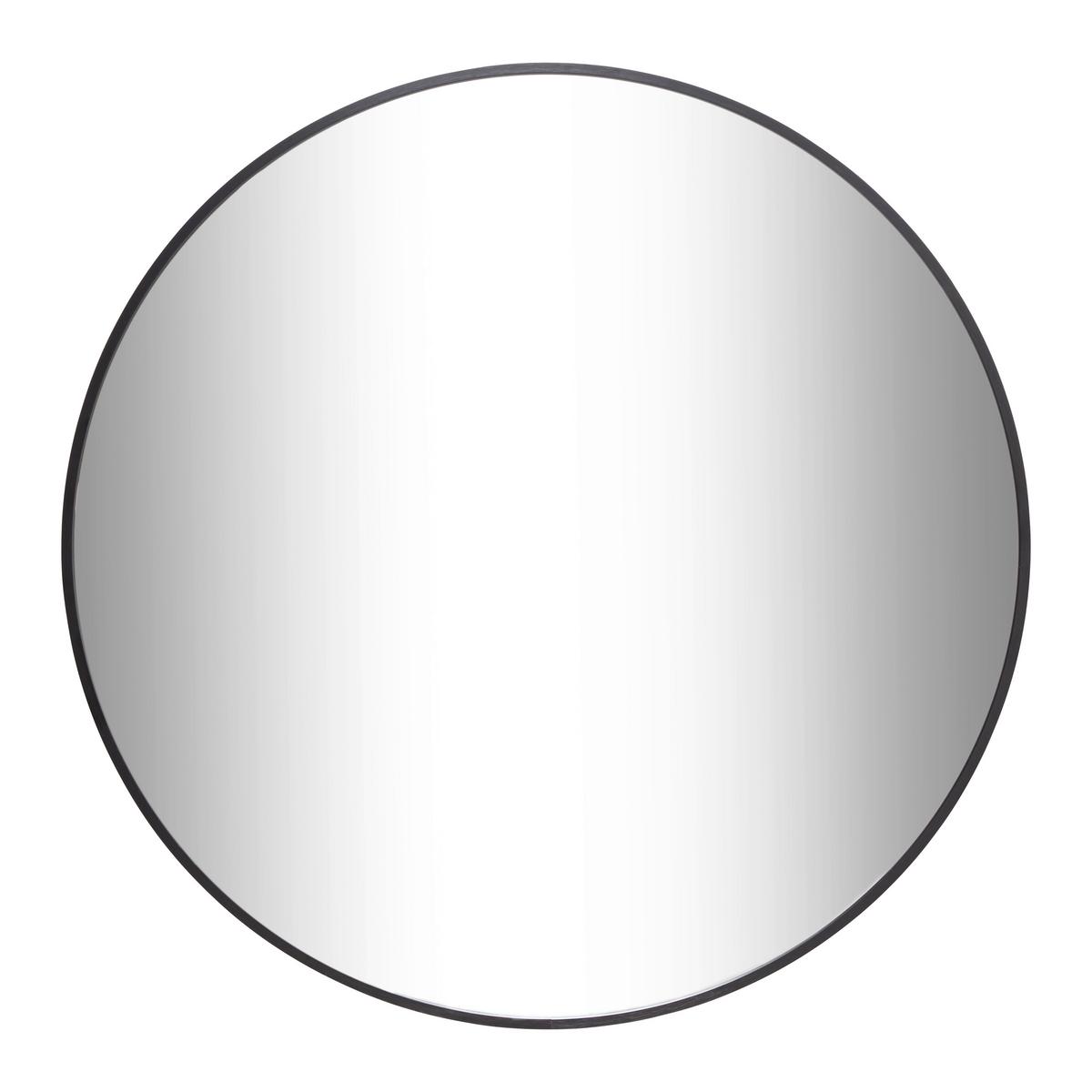 Zrkadlo BRITT čierna - čierna, Modern, kov/sklo (70cm) - Mömax
