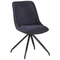 ŽIDLE NOVA - šedá/černá, Moderní, kov/textil (51/85/61cm) - Premium Living