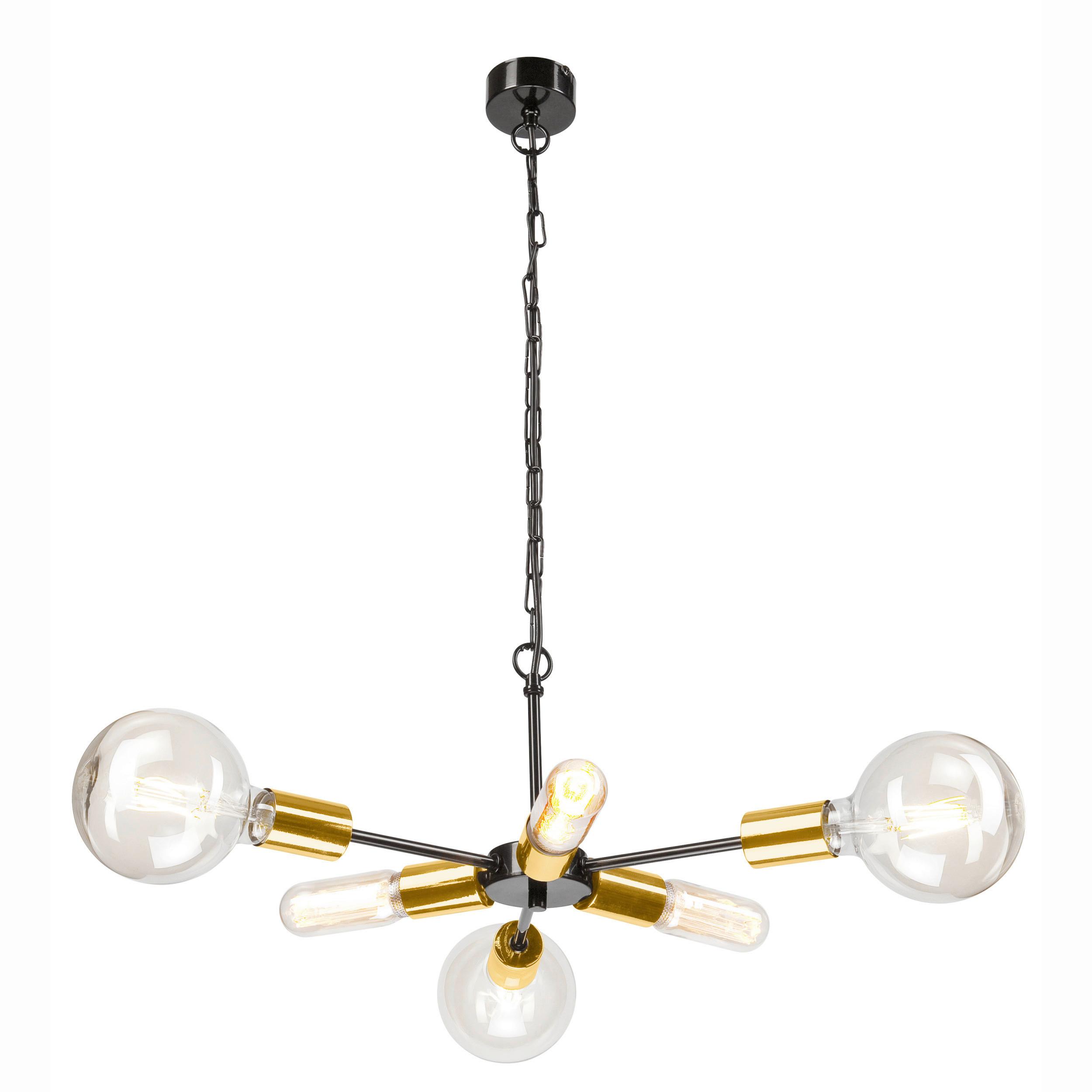 Hängeleuchte 42770 Starla - Goldfarben, Design (74/34/74cm)