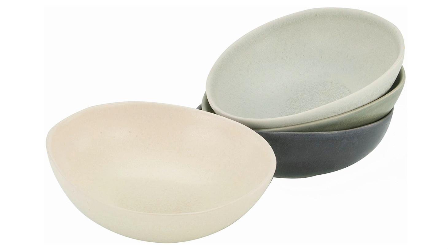 Müslischalenset Keramik Multicolor 4-teilig