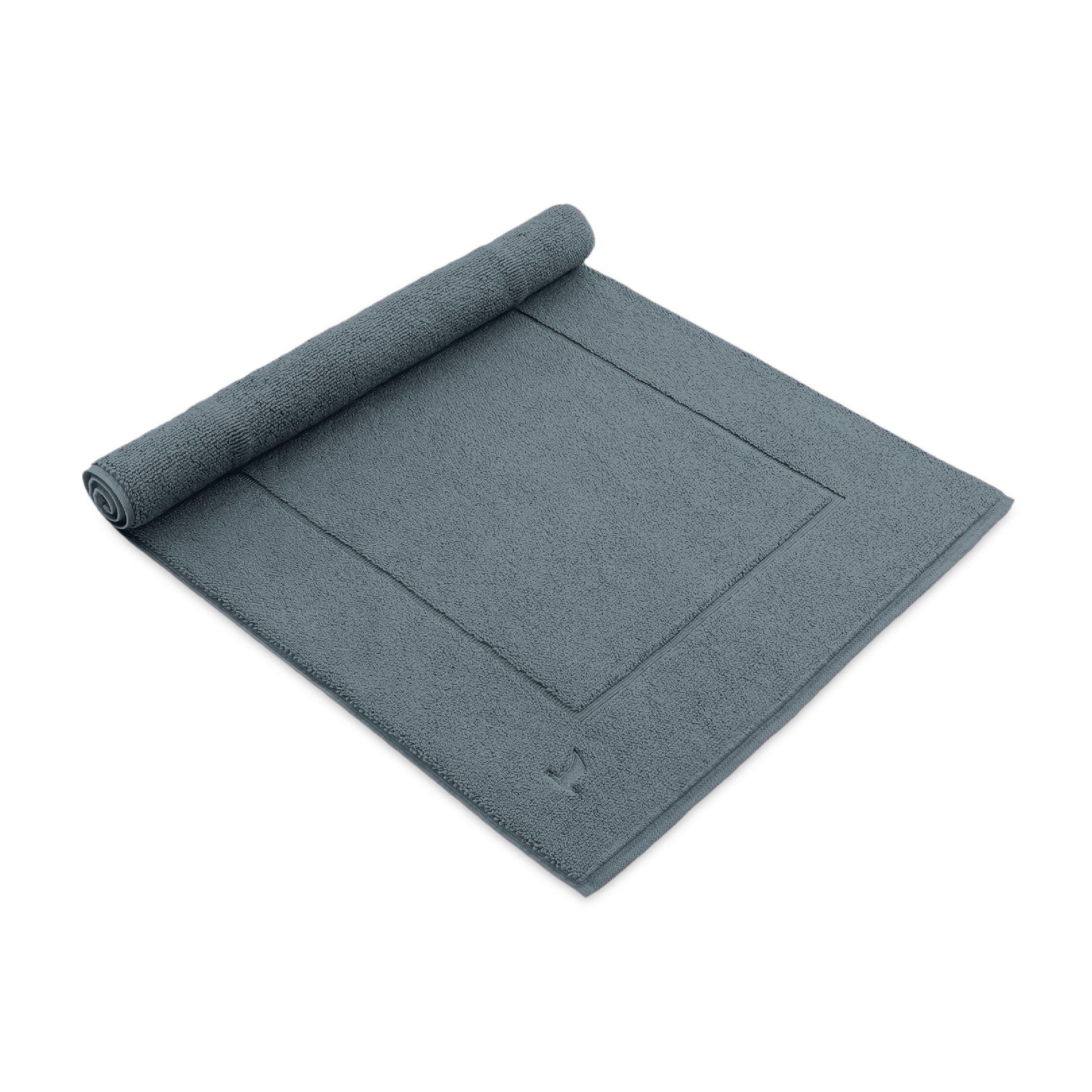 Badematte Stone Grau 60x100 cm - Grau, Basics, Textil (60/100cm) - Moeve