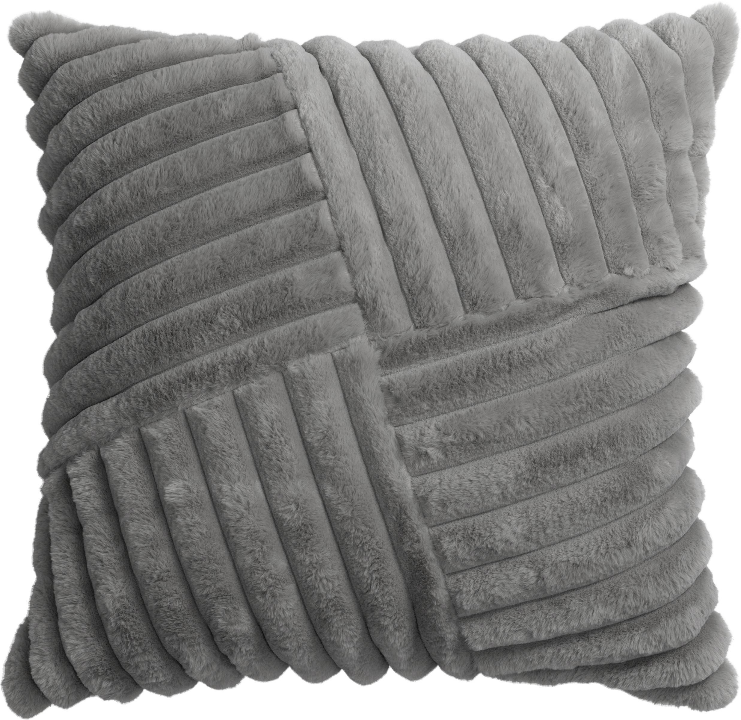 ZIERKISSEN BEA - Grau, MODERN, Textil (60/60cm) - Luca Bessoni