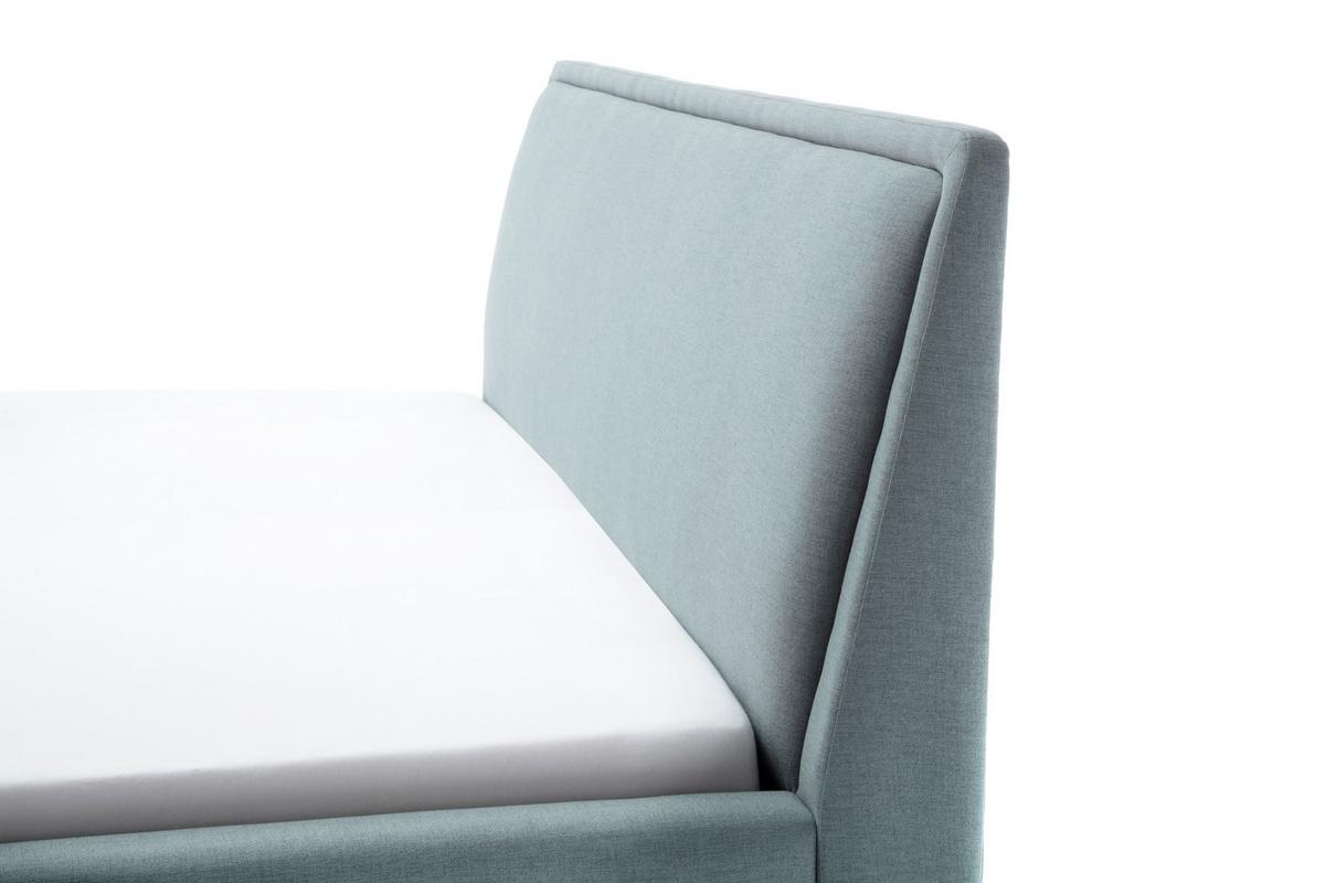 Polsterbett Frieda 140x200cm Hellblau - Eschefarben/Hellblau, KONVENTIONELL, Textil (140/200cm) - Livetastic