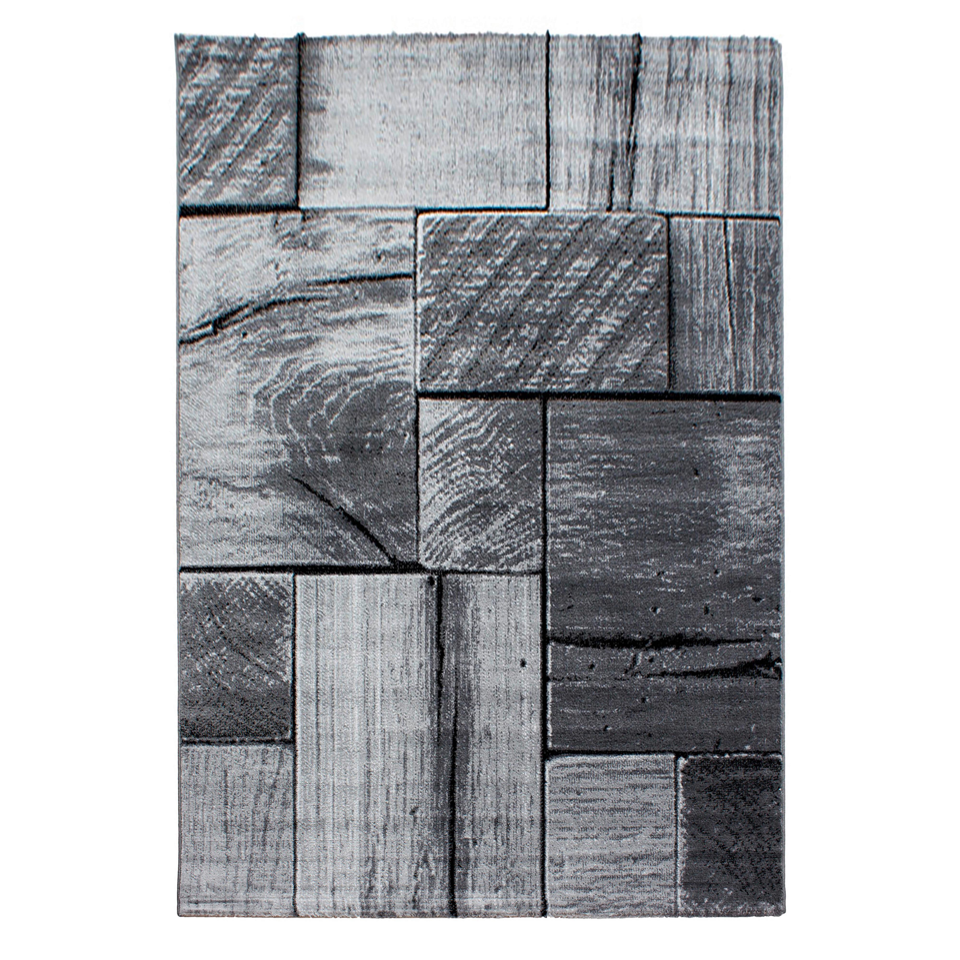 Flachwebteppich Parma - Schwarz, Design, Textil (140/200cm) - Novel