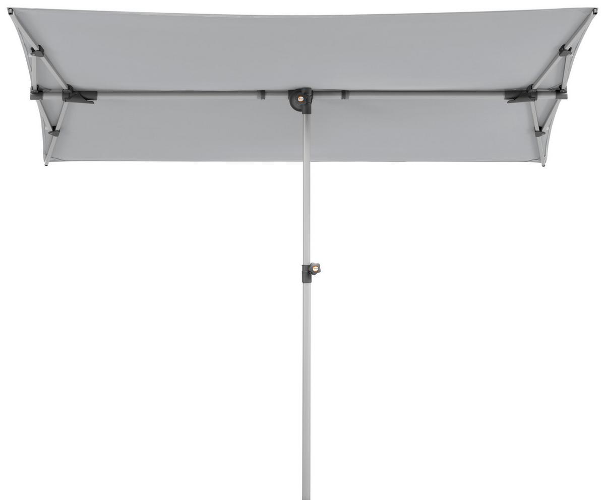 Ampelschirm Novara BxHxT: 190x188x140 cm Hellgrau - Anthrazit/Hellgrau, Basics, Textil/Metall (190/188/140cm) - Schneider