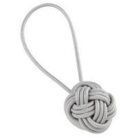 SPONA NA ZÁVES KNOTEN - sivá, textil (5cm) - Modern Living