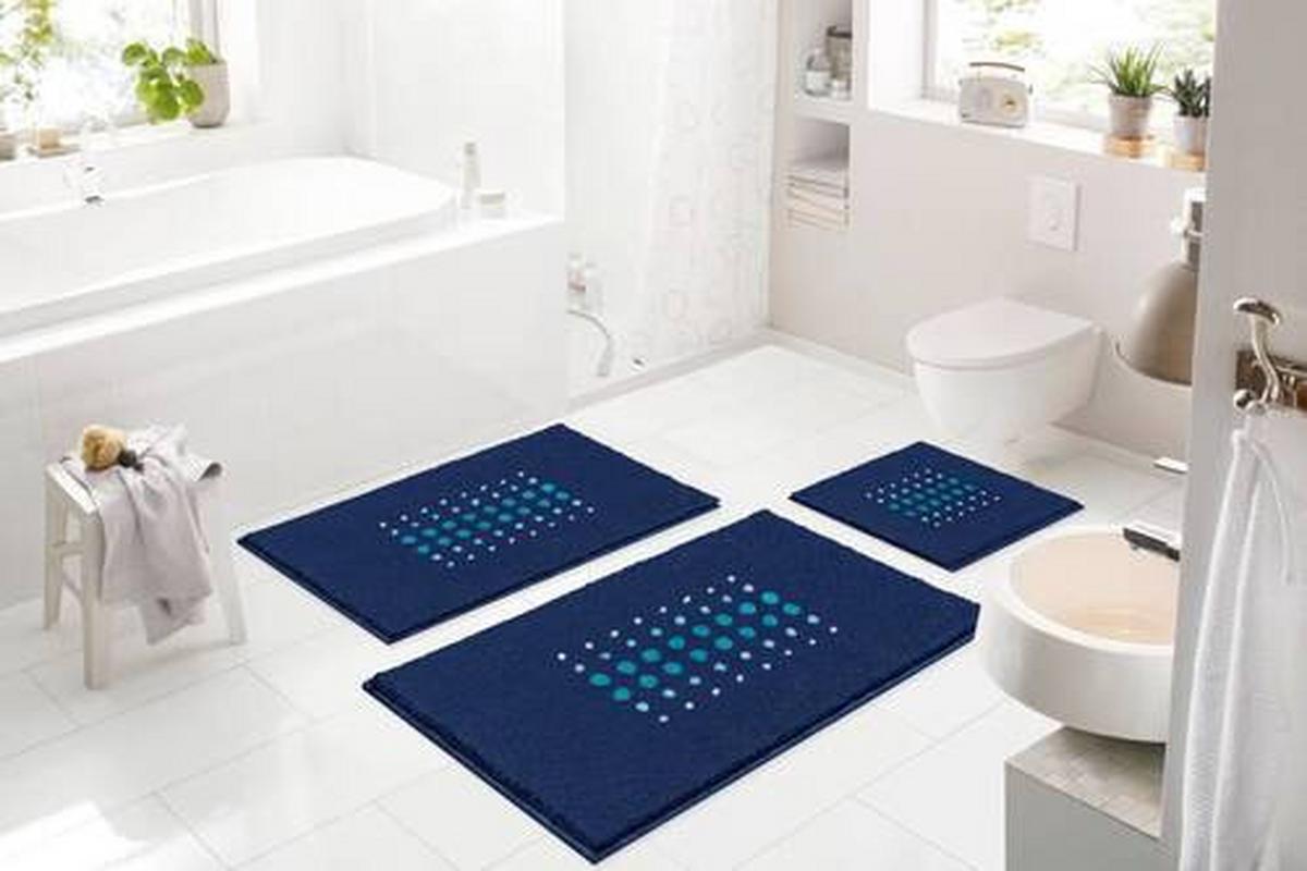 KOBERČEK DO KÚPEĽNE B4561-076001048 - modrá, Basics, textil (50/60cm) - Grund