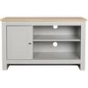 Lowboard Emerald Grau Eichefarben B: 95 Cm - Eichefarben/Grau, Design, Holzwerkstoff (95/58/39cm) - MID.YOU