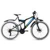 Mountainbike Fully 26 Zoll Zodiac 21 Gänge - Blau/Schwarz, Basics, Metall (180/70/100cm) - KS Cycling