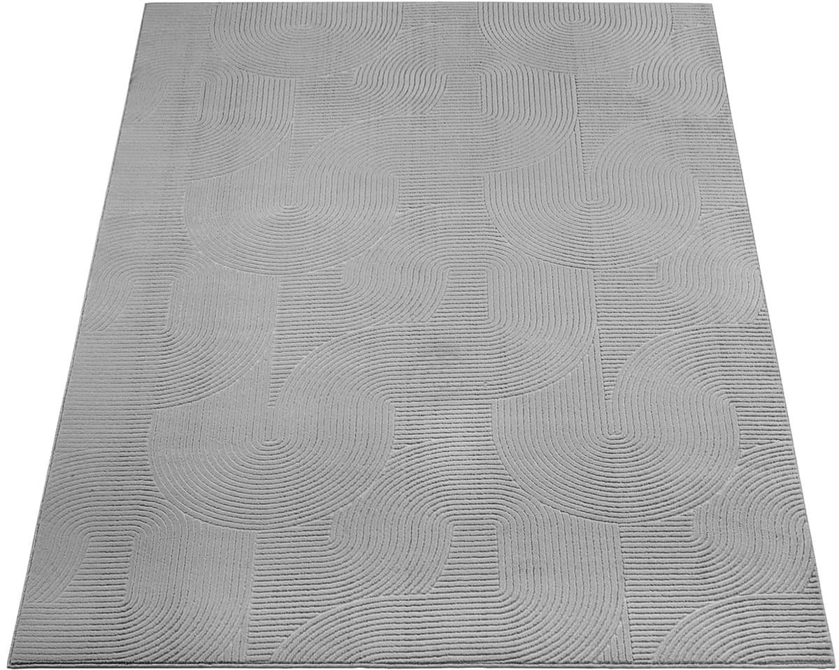 Webteppich Stilo - Grau, KONVENTIONELL, Textil (120/160cm)