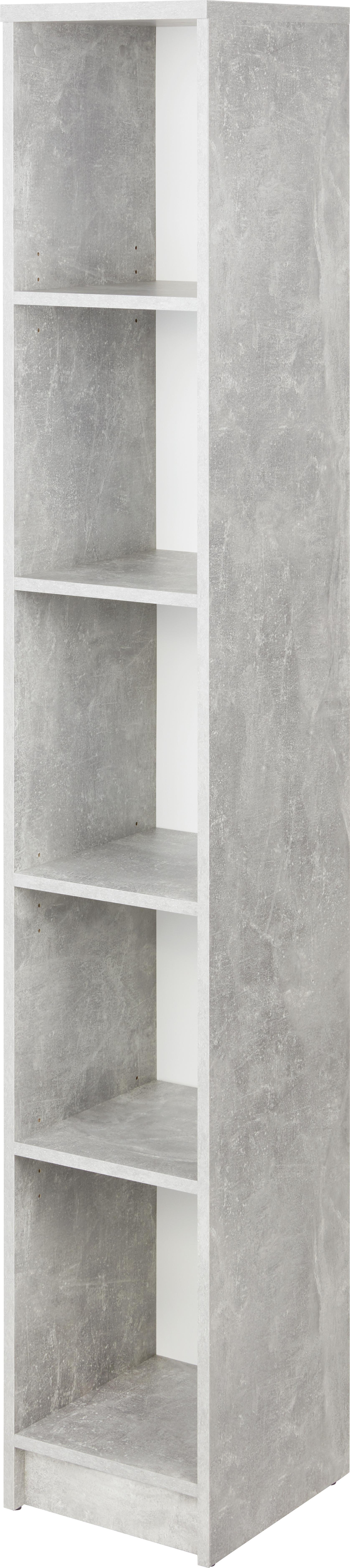 Regal 4-You New B 30cm, Betonoptik/Weiß
