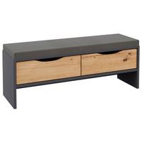 LAVICE K POSTELI KARPO - šedá/dub artisan, Moderní, kompozitní dřevo (125/47/37cm)