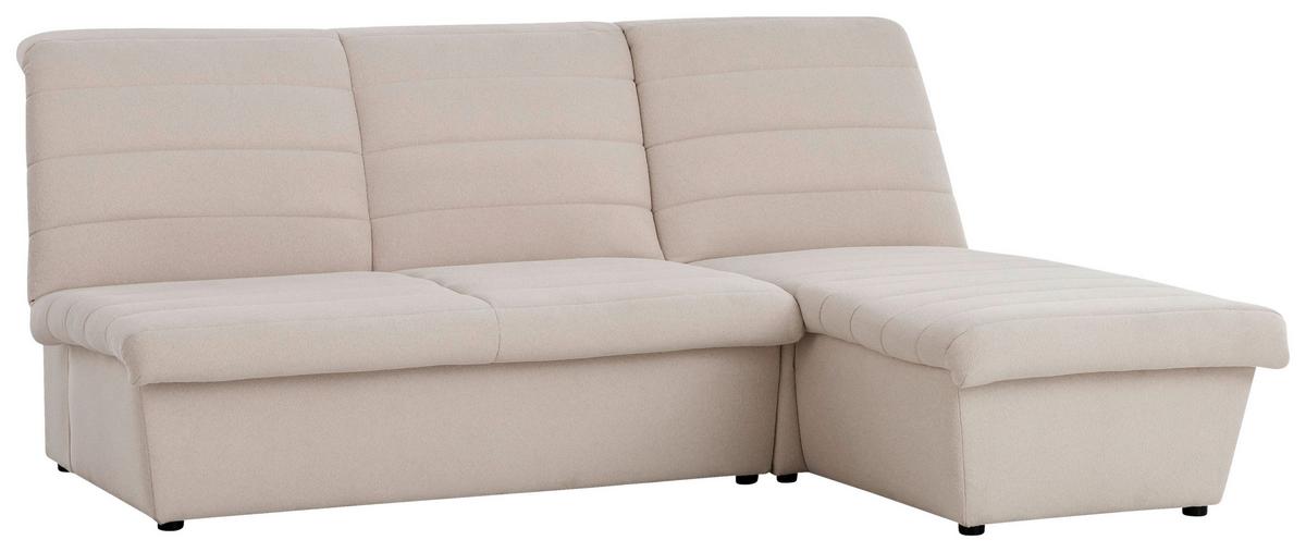 Ecksofa Looks Viii - Creme/Schwarz, Design, Textil (214/168cm) - LOOKS by W.Joop