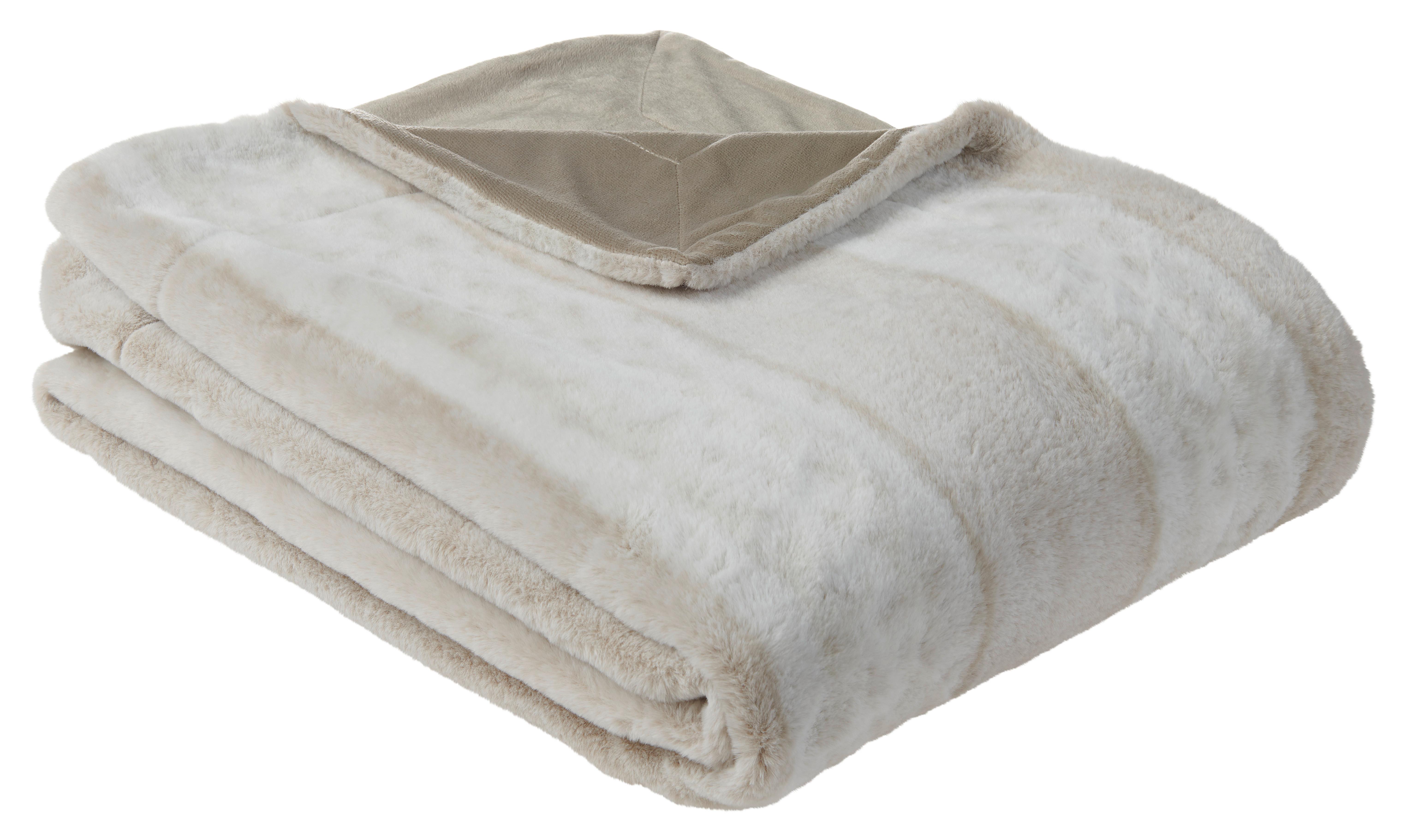 Kuscheldecke Karin Taupe 150x200 cm