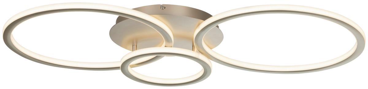 Led-deckenleuchte, 70w Cassian - Champagner, Basics, Kunststoff/Metall (95/50/7,5cm) - Luca Bessoni