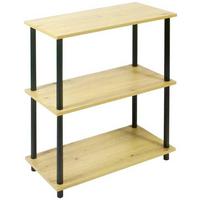 Polc Timilli *top Ár* - natúr színű/fekete, Modern, faalapú anyag/fém (60/76/30cm) - Best Price