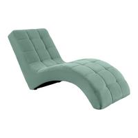 Relaxačné ležadlo LAVANDA, tyrkysová, max. 120 kg - čierna/tyrkysová, Modern, textil/plast (68/80/167cm) - Mömax