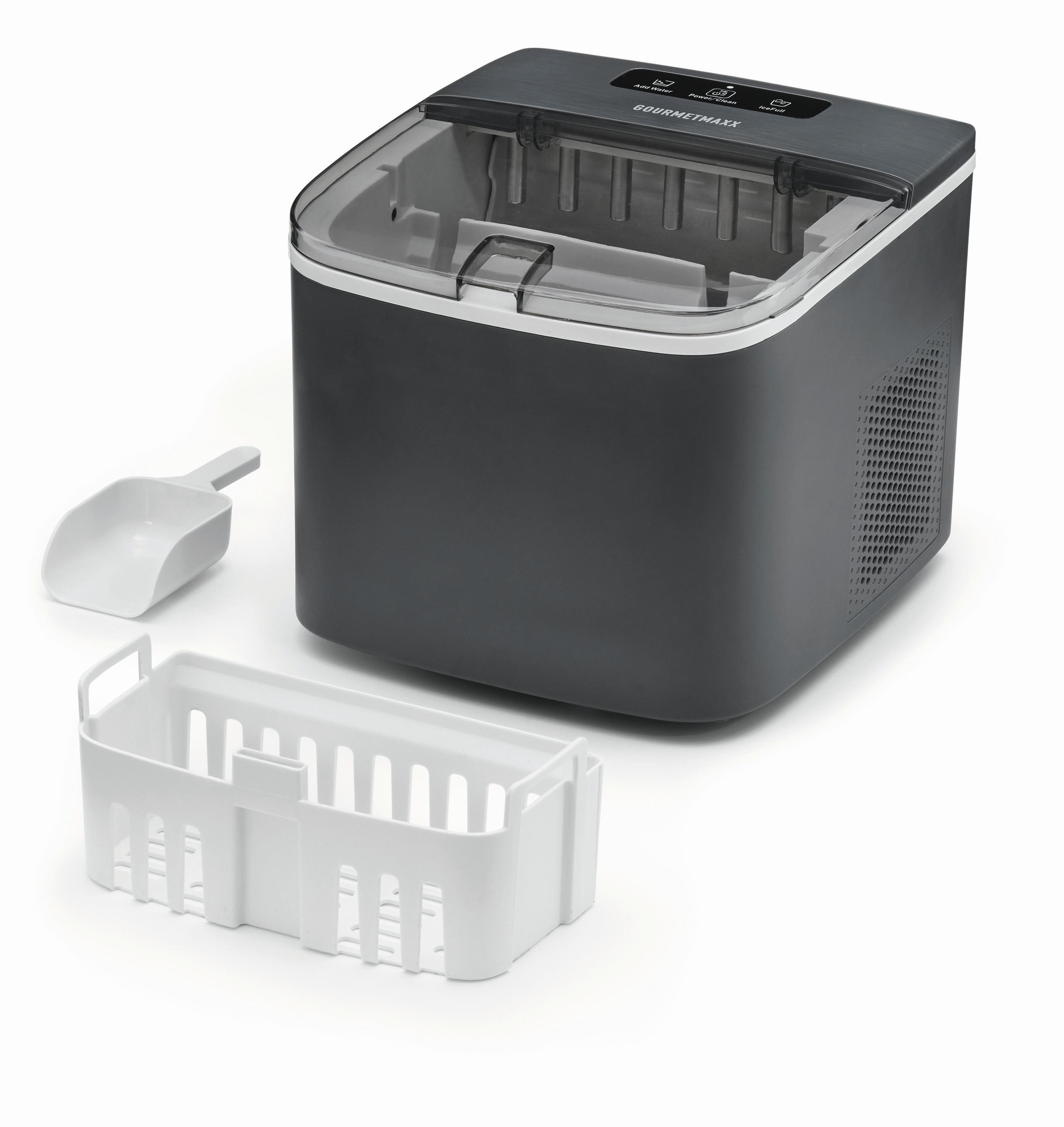 EISWÜRFELMASCHINE 100W, 1 Liter Wassertank