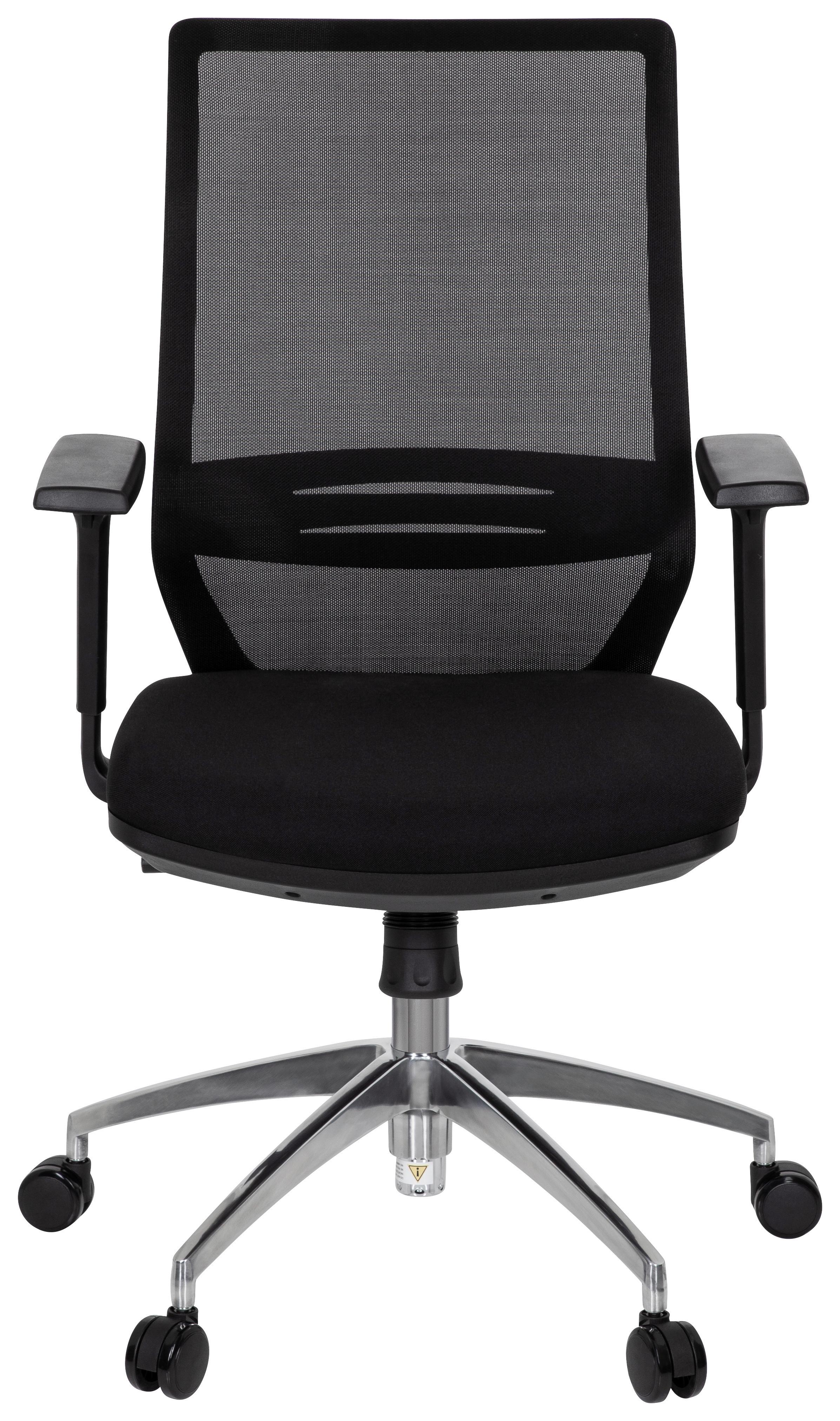 Drehstuhl Profondo Schwarz - Schwarz, MODERN, Kunststoff/Textil (60/110/61cm) - MID.YOU