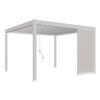 Pavillon-seitenteil 123x235cm Wetterfest - Weiß, Basics, Metall (123/235/10cm) - Gardenson