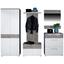 Vešiakový Panel Monza New - farby dubu/biela, Moderný, kompozitné drevo (80/146/23cm) Vešiakový Panel Monza New - farby dubu/biela, Moderný, kompozitné drevo (80/146/23cm)