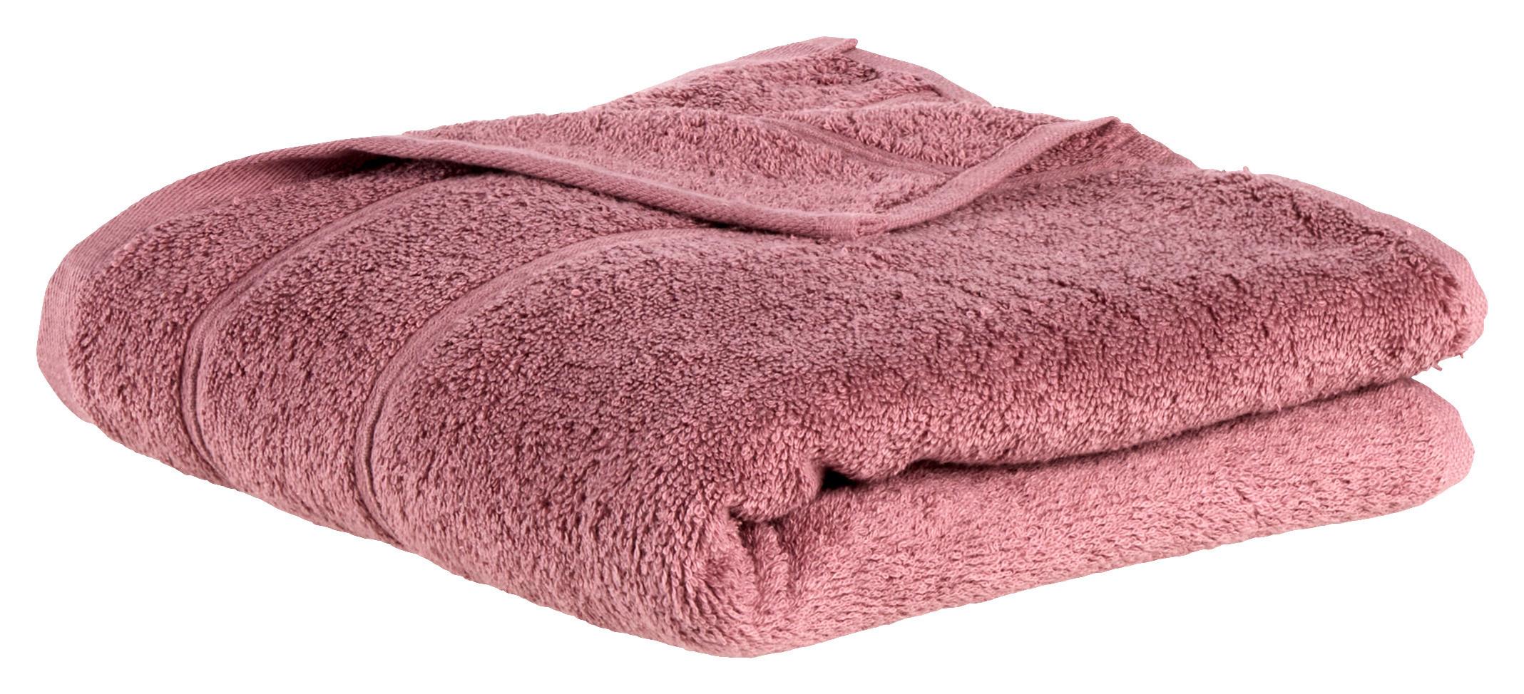 RUČNÍK Melanie, 50/100cm, fialová - světle fialová, textil (50/100cm) - Modern Living