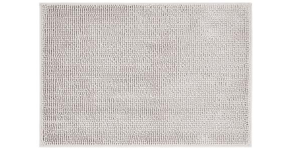 Badematte Anke Silber 60x90 cm Rutschhemmend - Silberfarben, KONVENTIONELL, Textil (60/90cm) - Luca Bessoni