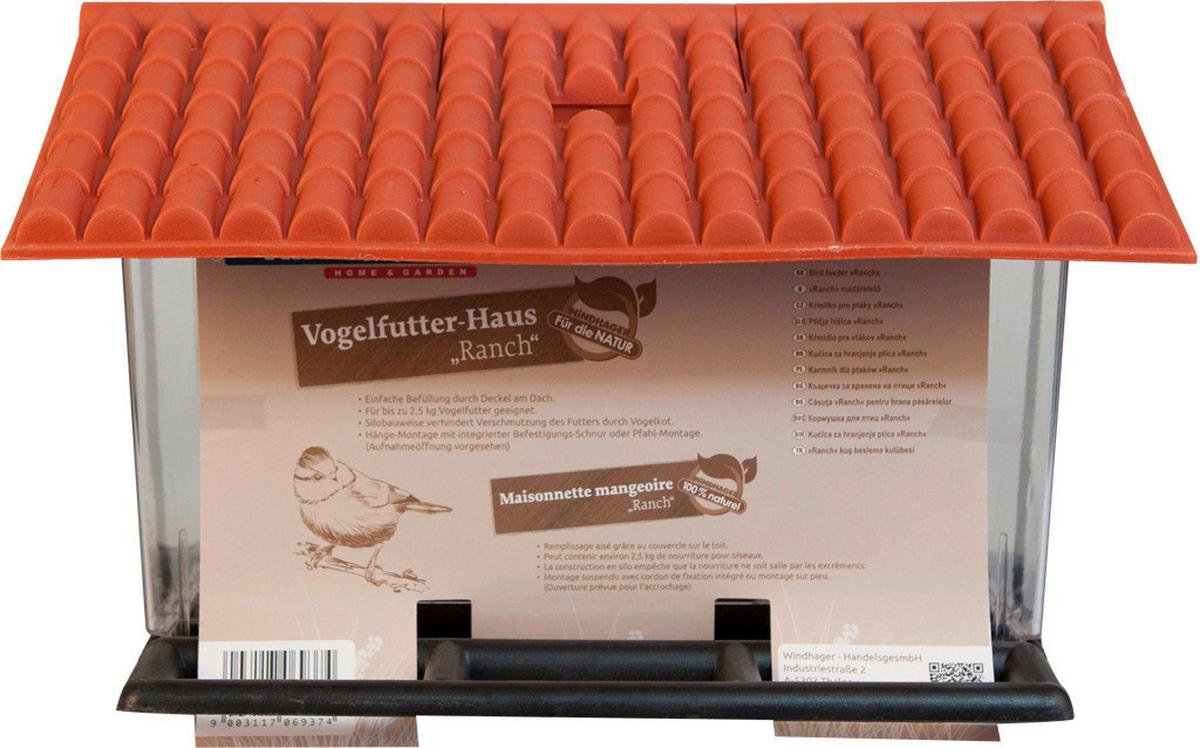 Vogelfuttersilo Ranch Bxhxt: 22x20x31 Cm - Graphitfarben, Basics, Metall (22/20/31cm) - Windhager