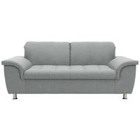 2-sitzer-sofa Kopfteil Verstellbar Franzi Mintgrau - Chromfarben/Mintgrün, KONVENTIONELL, Textil (190/81/105cm) - MID.YOU