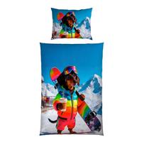 BETTWÄSCHE PISTENWUFF - Multicolor, MODERN, Textil - Luca Bessoni