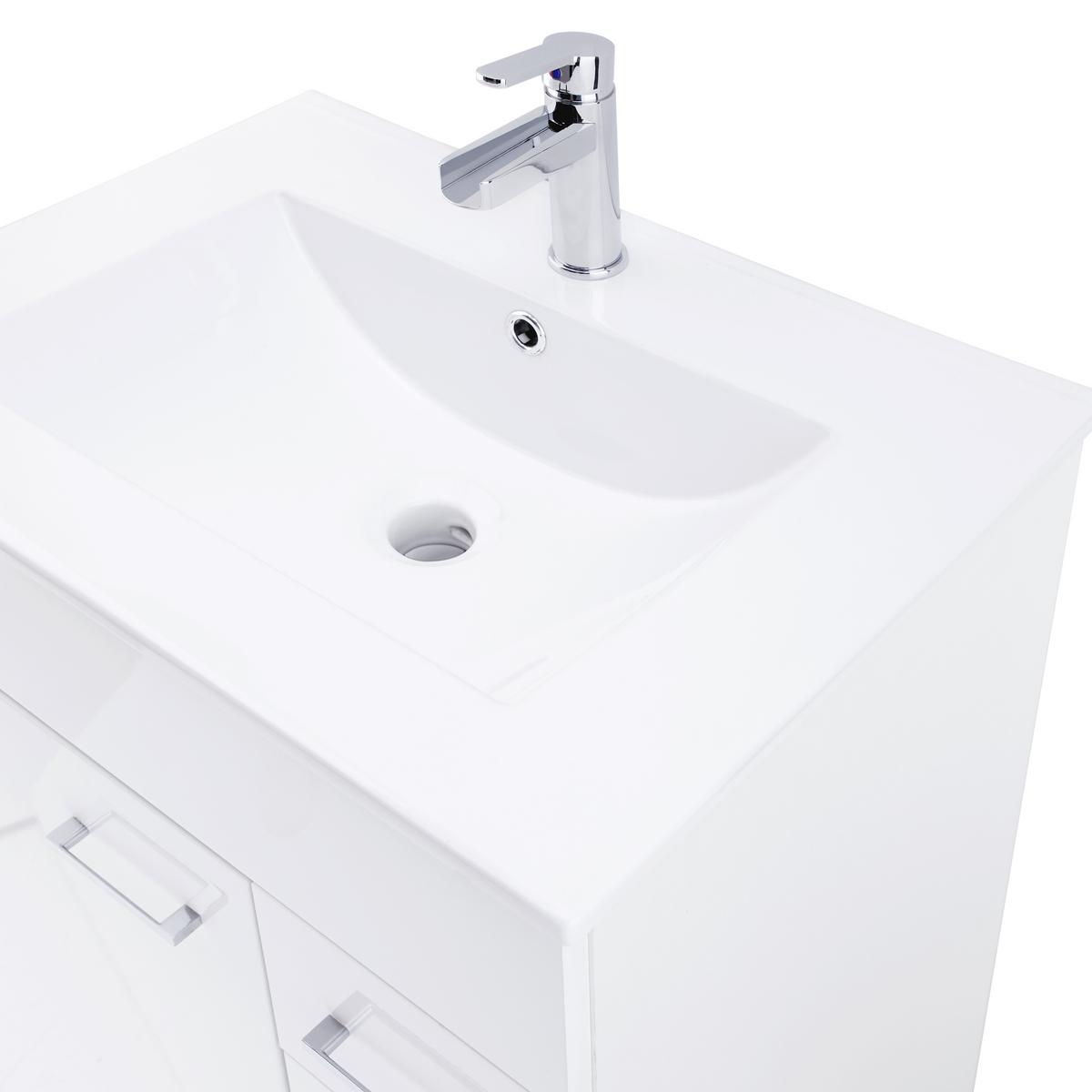KÚPEĽŇA MODENA - biela, Modern, kompozitné drevo/keramika (60/197/46cm) - Mömax