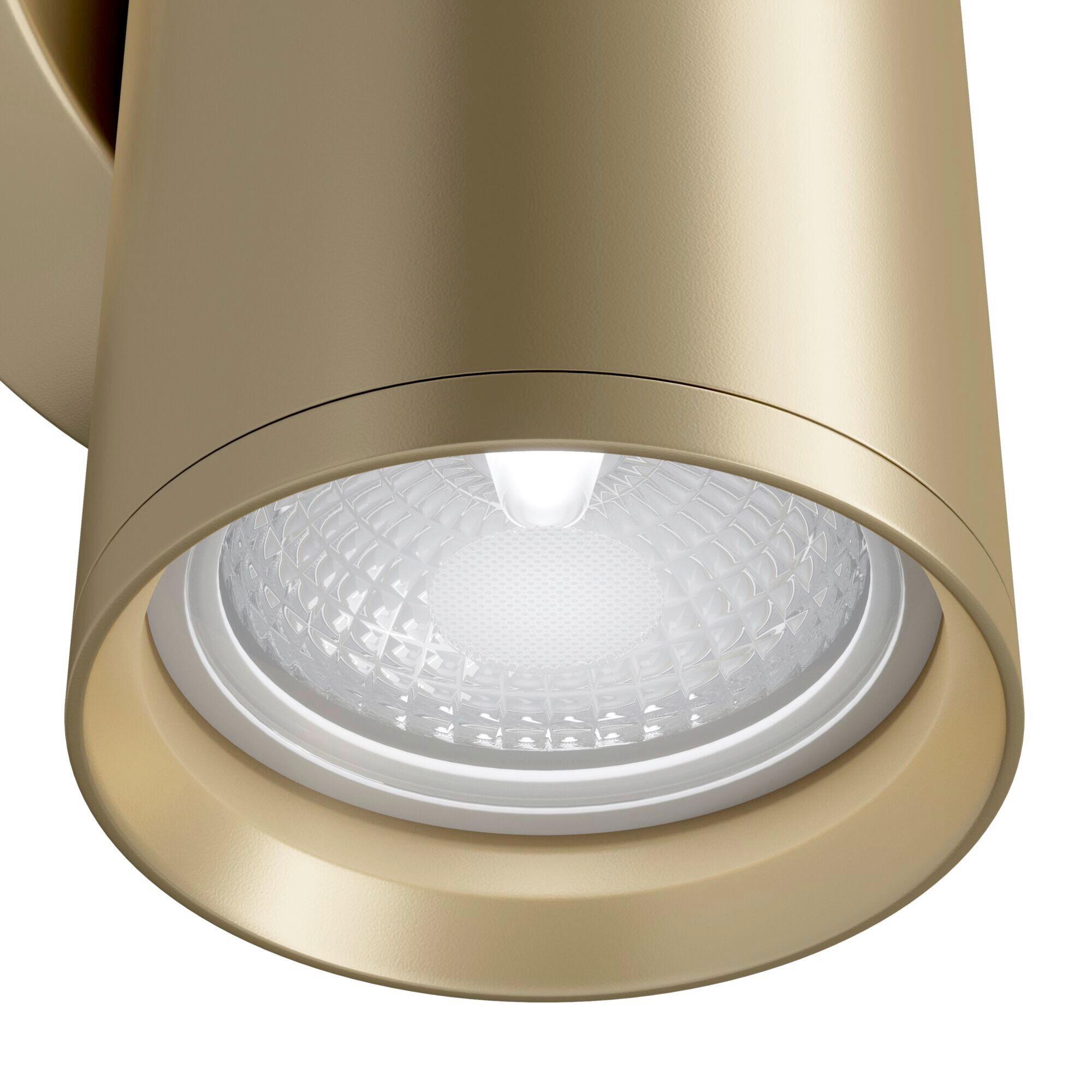 Wandleuchte Focus S - Goldfarben, Trend, Metall (15/5,2/6,8cm) - MAYTONI