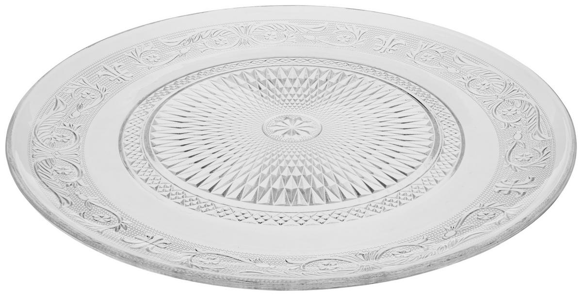 Tányér Samanta - átlátszó, Basics, Üveg (20/1,5cm) - James Wood