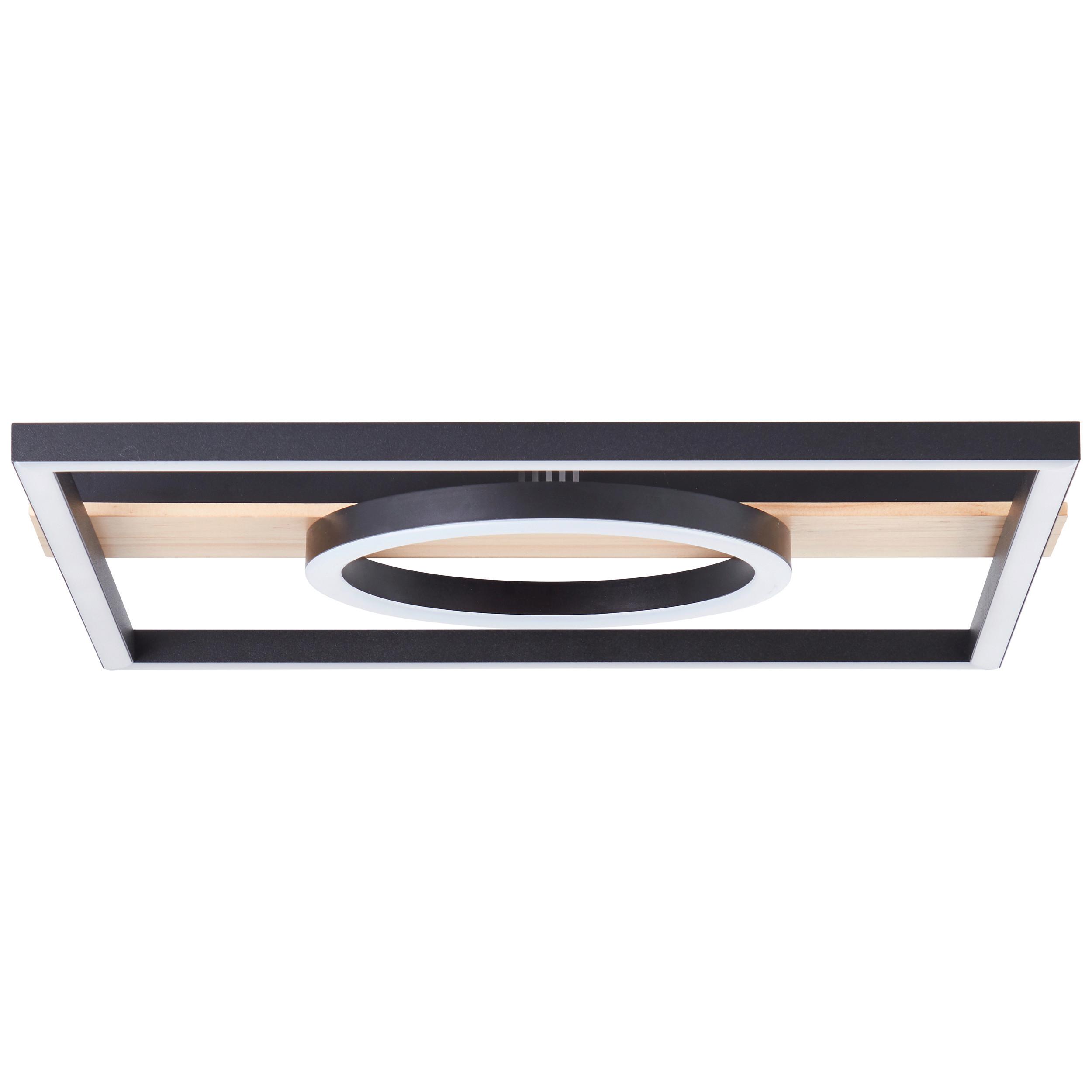 LED-Paneel G99929a76 Maureen - Schwarz/Braun, Design, Holz/Kunststoff (5/42/40cm) - Brilliant