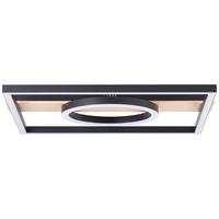 Led-paneel G99929a76 Maureen - Schwarz/Braun, Design, Holz/Kunststoff (5/42/40cm) - Brilliant