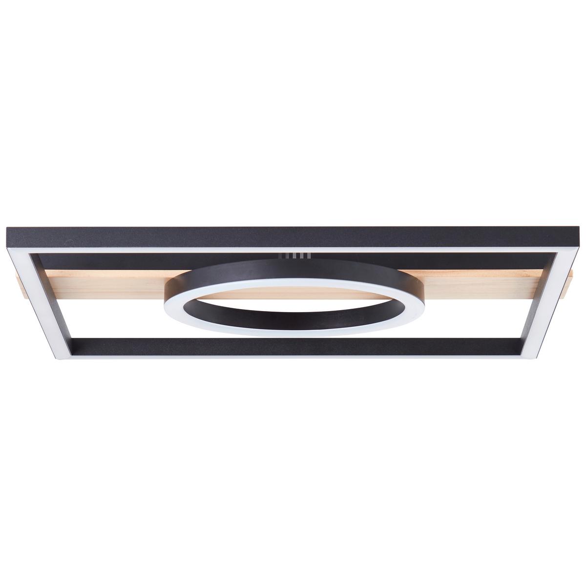 Led-paneel G99929a76 Maureen - Schwarz/Braun, Design, Holz/Kunststoff (5/42/40cm) - Brilliant