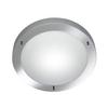 Deckenleuchte Ip44 Ø 31,5 cm 1-Flammig Rund Opalglas Matt - Chromfarben/Weiß, Basics, Glas/Metall (31,5/8,0cm) - Trio Leuchten