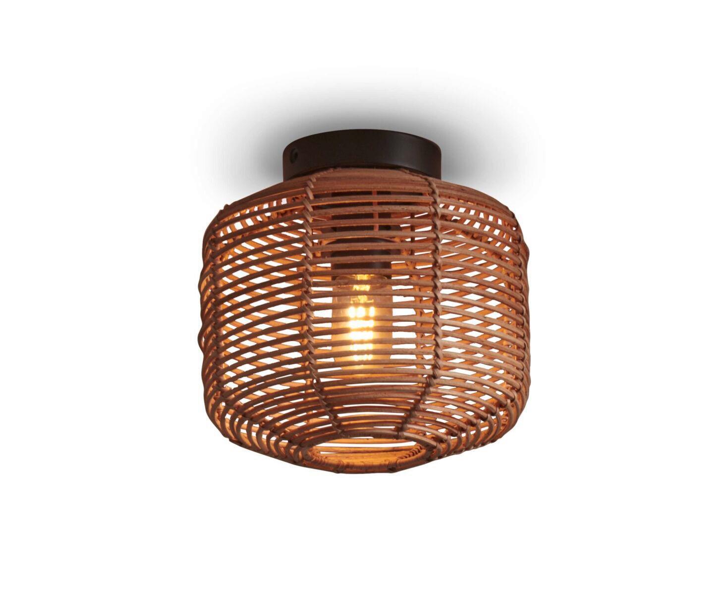 Deckenleuchte Tanami/C/2520/N - Naturfarben, Trend, Holz (25/25/20cm) - Good & Mojo