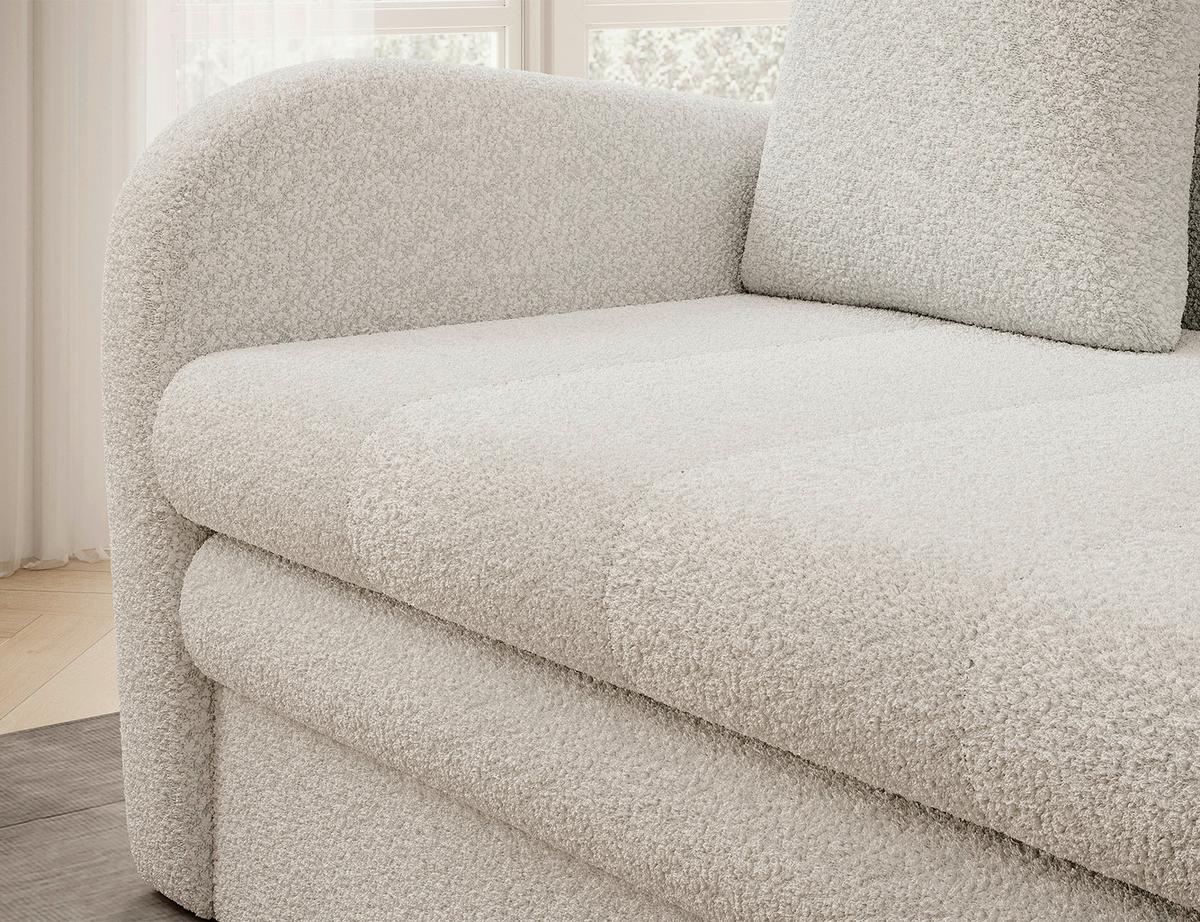 Schlafsofa Ario Weiß B: 130cm - Schwarz/Weiß, Design, Textil (130/85/103cm) - MID.YOU